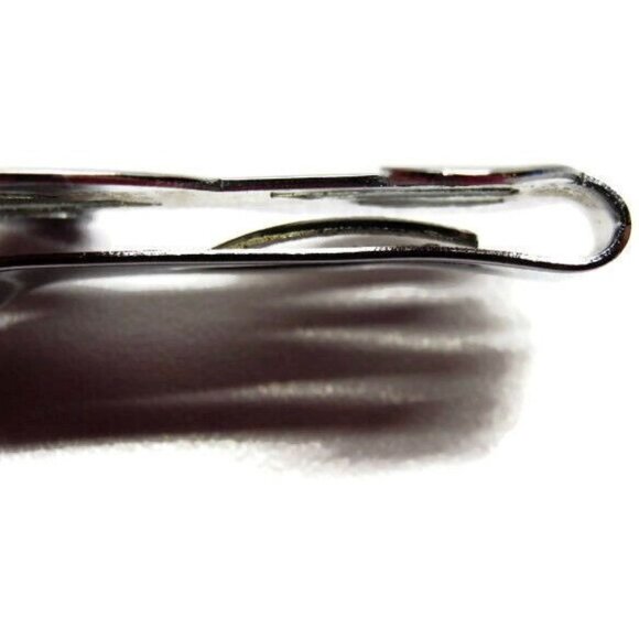 Money Clip Stainless Steel Wallet Credit Card Holder Silver Tone Dollar Sign - Picture 5 of 8